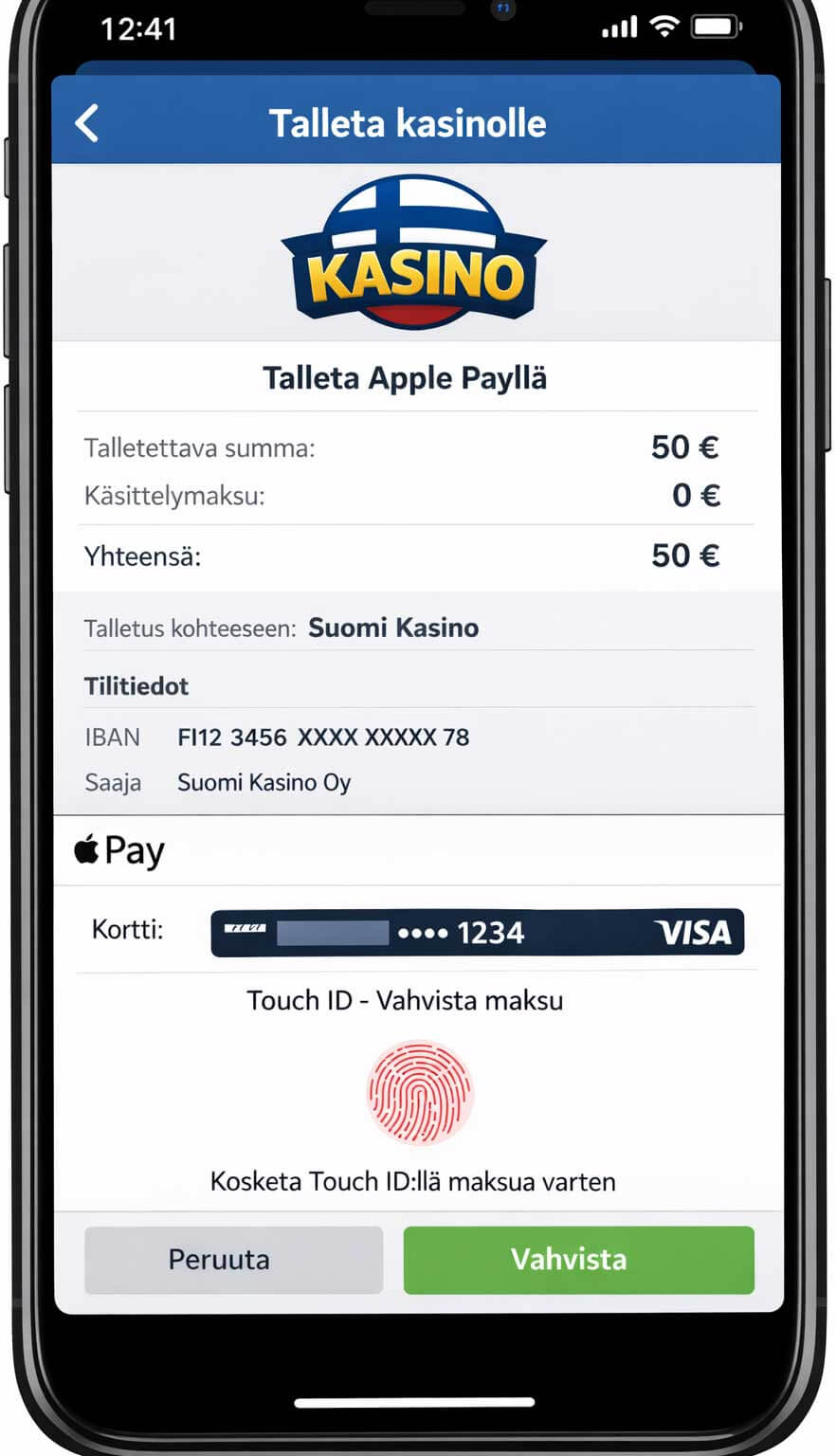 Näin onnistuu Apple Pay casino talletus