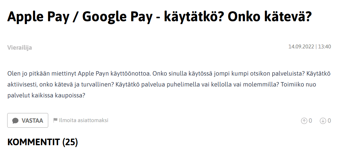 Apple Pay kasino kokemuksia